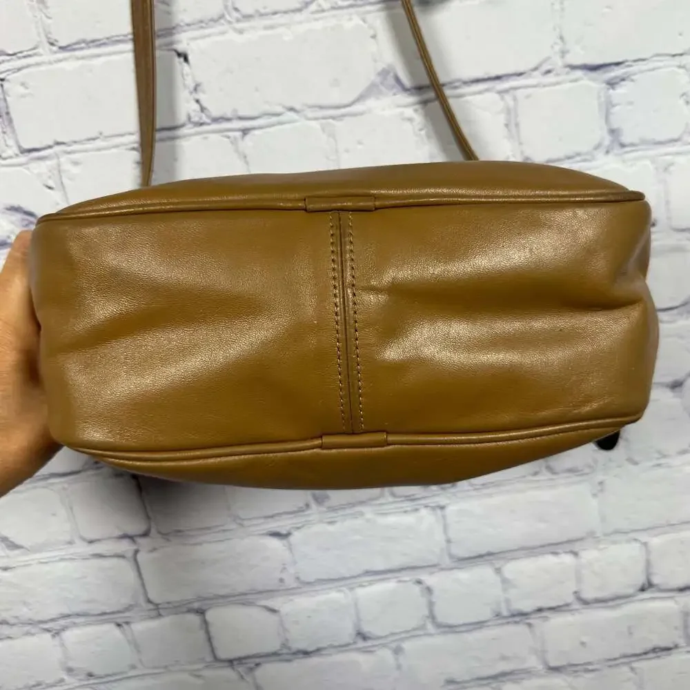 Stone Mountain Genuine Leather Brown Crossbody Bag - Picture 7 of 10